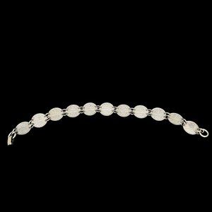 Antique WW1 Russian Kopeyka 1898 - 1905 Coins Trench Art Bracelet (5063)